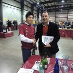 Promoting Sake at an industry event in the USA